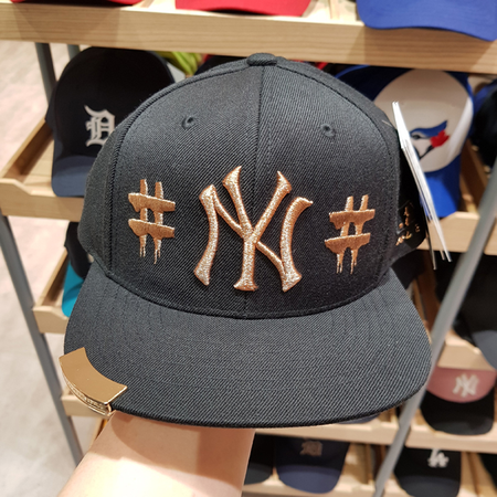 棒球帽黑白拼色鸭舌帽男女个性潮帽cpy2/y3 黑金色【图片 价格 品牌