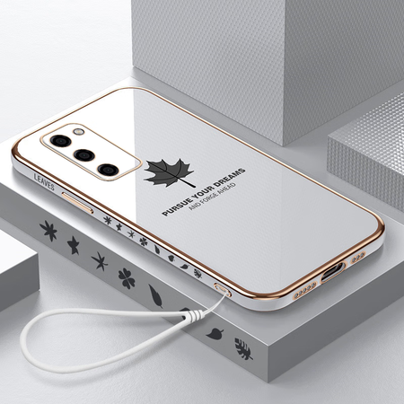 oppo系列手机壳a55个性创意a7直边电镀硅胶软壳全包简约枫叶男女 古董