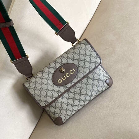 【二手95新】古驰(gucci)双面 虎头大号相机包男女通用斜挎包