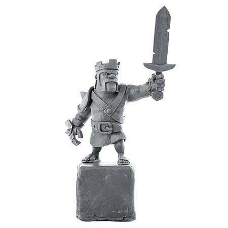 部落冲突野蛮人之王雕像