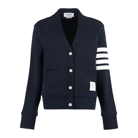 汤姆 布朗（THOM BROWNE）女装 女士条纹时尚纯棉针...