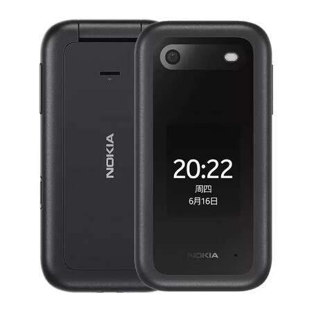 诺基亚nokia2660flip4g全网通双卡双待经典翻盖接听大键盘老年手机