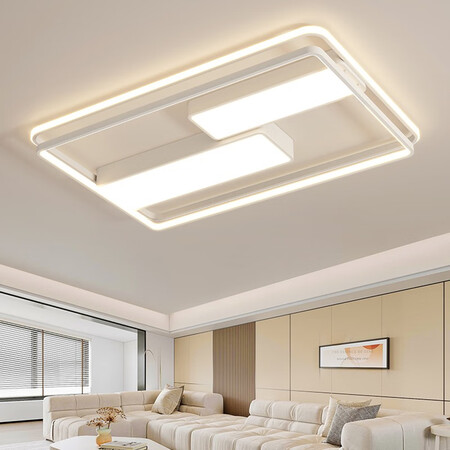 皇盟客厅灯现代简约大气led吸顶灯创意个性大灯大厅新款灯具全.