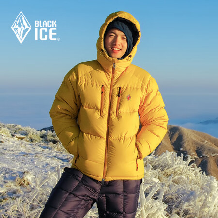 黑冰（BLACKICE）24新款男款抗寒户外防风保暖连帽80...