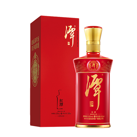 稀缺酒潭酒红潭53度酱香型白酒坤沙固态发酵500ml单瓶装
