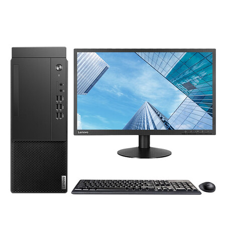 联想(lenovo) 启天m437 商用台式机电脑主机 企业办公电脑 i5-10500