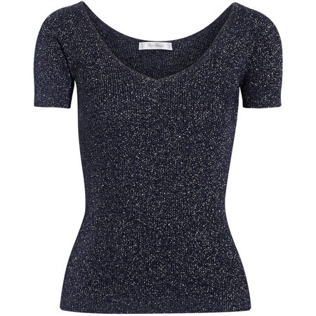 麦斯玛拉(maxmara)奢侈品女装 p885570 罗纹金属感羊