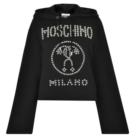 莫斯奇诺/ crfa664038 question mark 连帽卫衣 black 8 (40)