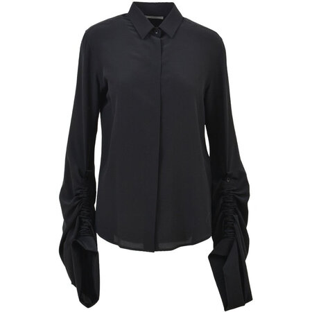 伊夫圣罗兰/ysl 38882 长款袖衬衫 black 38