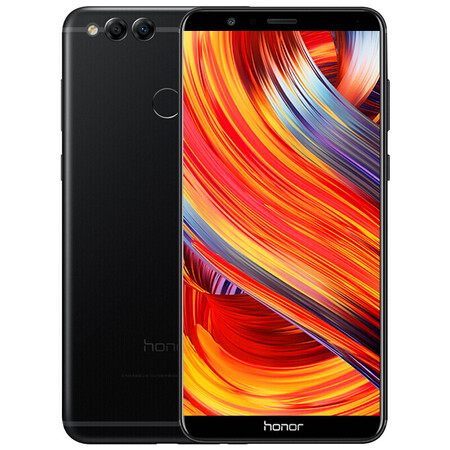 华为 荣耀7x畅玩全面屏4g手机 全网通双卡双待 幻夜黑 全网通4gb 64gb