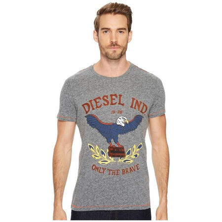 全球购迪赛(diesel) t-diego-rp t-shirt 男款欧美时尚t恤 black s