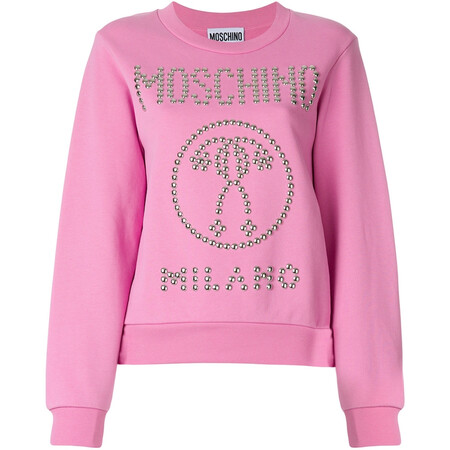 莫斯奇诺/女装 question mark 卫衣 29854 pink & purple 38