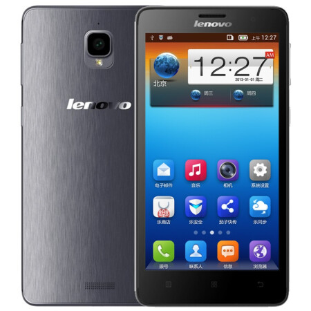联想 S660 联通3G 双卡双待手机（8G ROM） 钛金灰 标配版