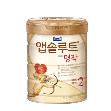 韩国每日（Maeil） 名作婴儿奶粉2段（100天-6月）8...