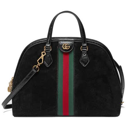 gucci古驰女包ophidia双g条纹手提单肩包524533 黑色 d6zyb 1060代购