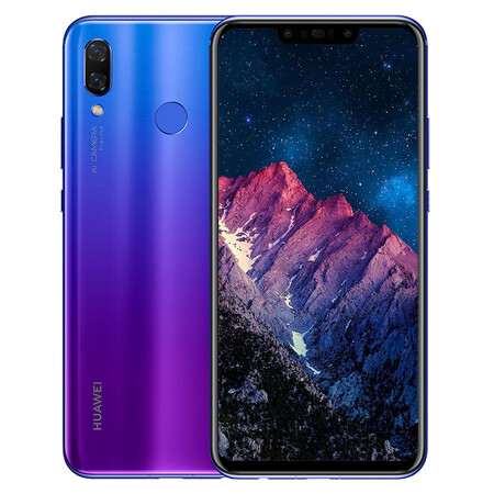 华为(huawei) nova3 全网通手机 蓝楹紫 6g 128g 全网通