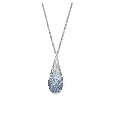 施华洛世奇(swarovski)经典渐变色水滴形水晶链坠 情人节生日礼物