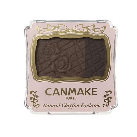 井田(canmake) 眉粉 两色玫瑰花双色眉粉 01# 深棕色【图片 价格 品牌