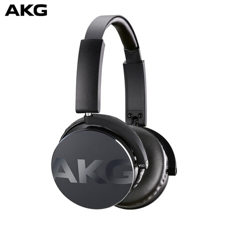 
                                        爱科技（AKG）Y50 便携头戴式耳机 重低音 线控耳麦 立体声耳机 HIFI音乐耳机 手机通用 黑色                