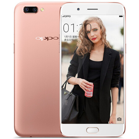 oppo r11 plus手机 6g 64g内存版 双卡双待 全网通4g 手机 玫瑰金色