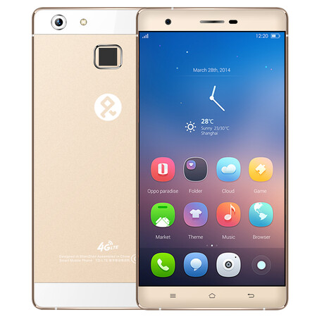 大Q手机 Q3(P9) 智能手机 移动4G 双卡双待 指纹识别 金色