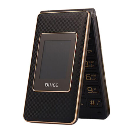 bihee 百合c60 天翼cdma电信 翻盖老年人手机 黑色_ 8折现价198元