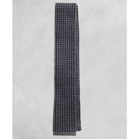 布克兄弟/男士 68453 fleece 金色方头犬牙织纹领带 navy 均码