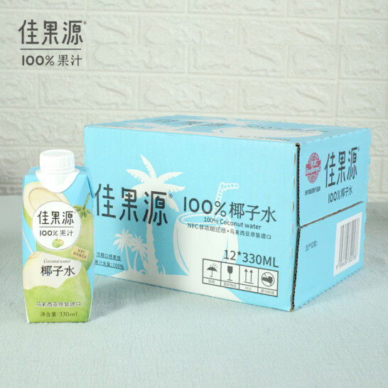 20点开始，Goodfarmer 佳农/佳果源 NFC椰子水 330ml*12瓶*3件