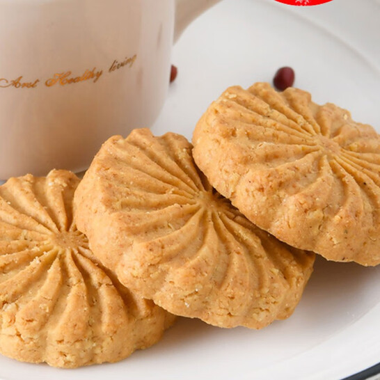 中粮时怡出品，粮小买 无添糖全麦饼干 薏米燕麦山药味 420G*2件 39.42元 值值值-买手聚集的地方
