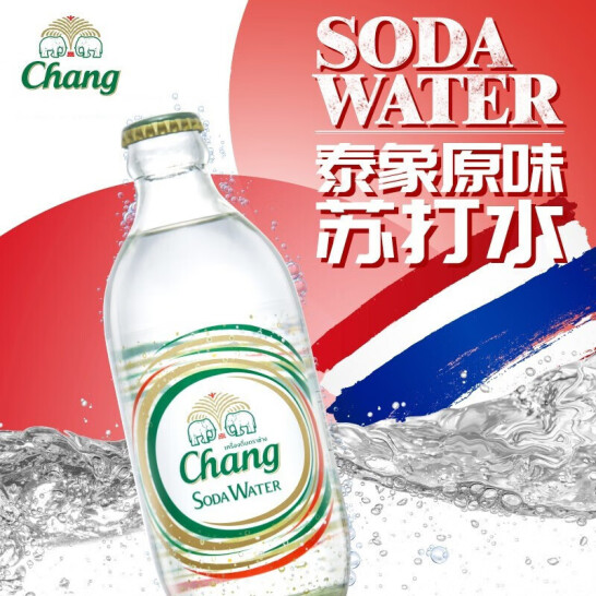 Chang 泰象牌 无糖苏打水 325ml*24瓶