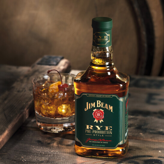 JIM BEAM 金宾 美国黑麦波本威士忌700ml*2瓶