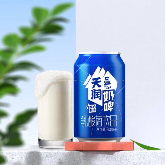 天润 TERUN 奶啤乳酸菌风味牛奶饮品300ml*12罐