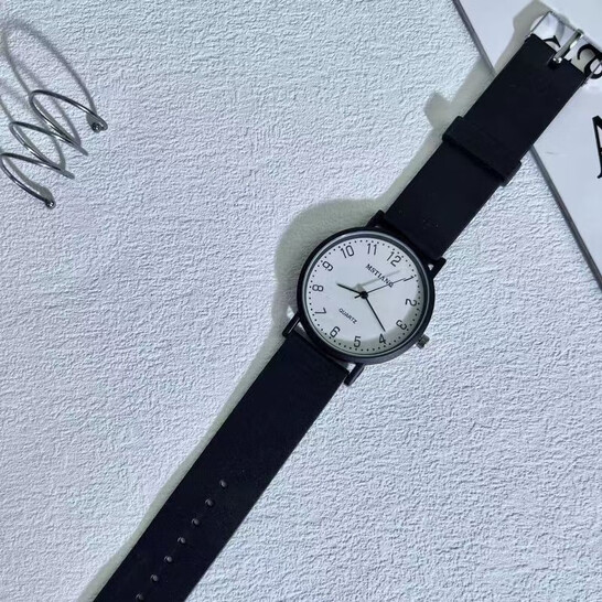 简约手表男女士 初高中学生考试情侣石英腕表休闲公务考试用钟表