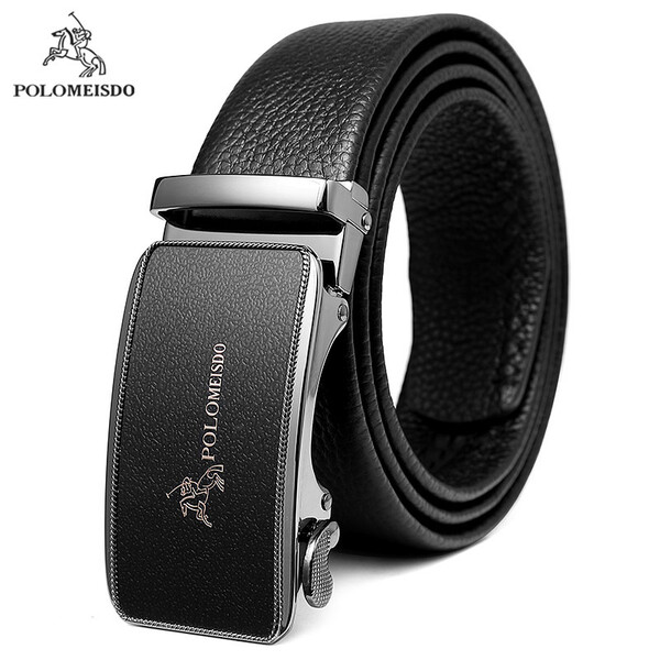 澳大利亚袋鼠男士皮带真皮自动扣休闲裤带商务腰带牛皮礼盒生日礼物