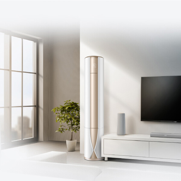 海尔(haier)空调柜机3匹立柜式空调变频圆柱式kfr-72lw/08gdd23a