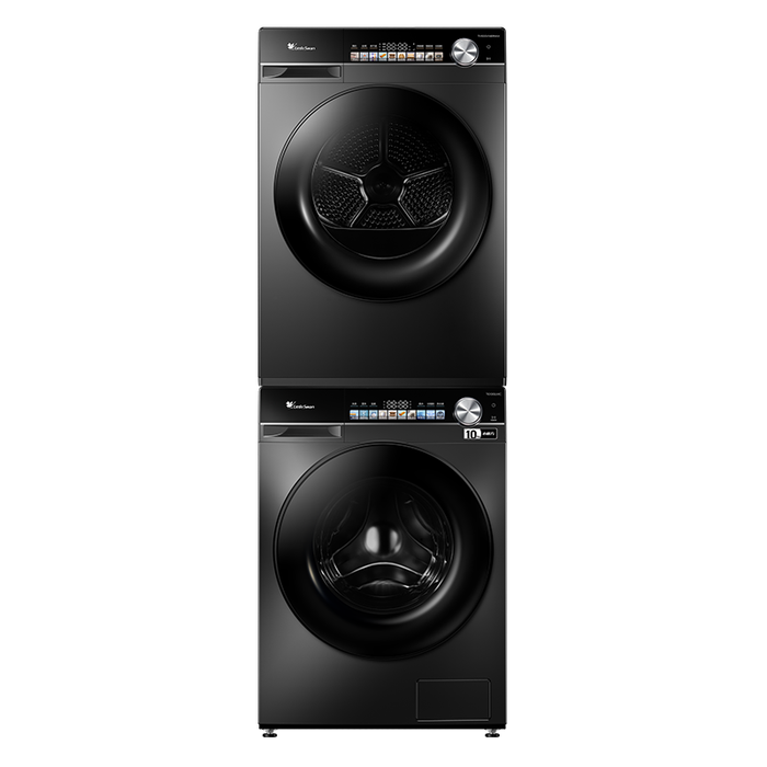 小天鹅(LittleSwan)洗烘套装10KG滚筒洗衣机+变频热泵烘干机【小乌梅MAX轻享版】TG100LVIC+81MAX李佳琦直播同款