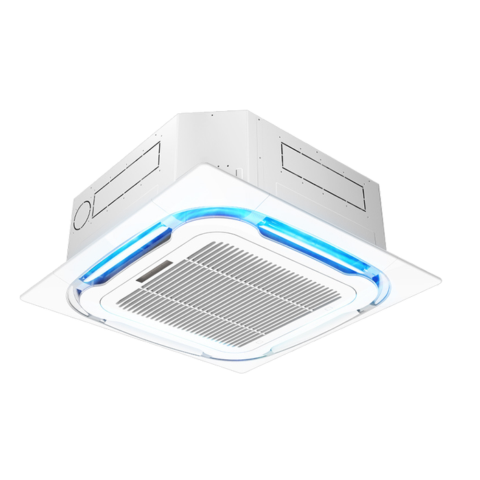 奥克斯(AUX) 中央空调3p/5p天花机一拖一嵌入式吸顶机办公商用家用360°环绕出风自清洁 省电新能效单冷5匹