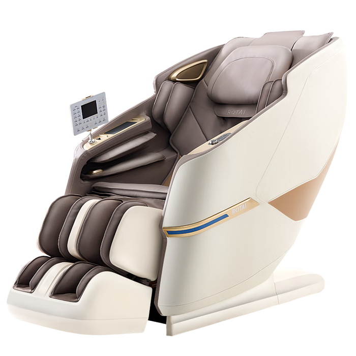 荣泰(RONGTAI)按摩椅家用全身按摩太空舱智能全自动多功能按摩沙发椅A68灰咖色