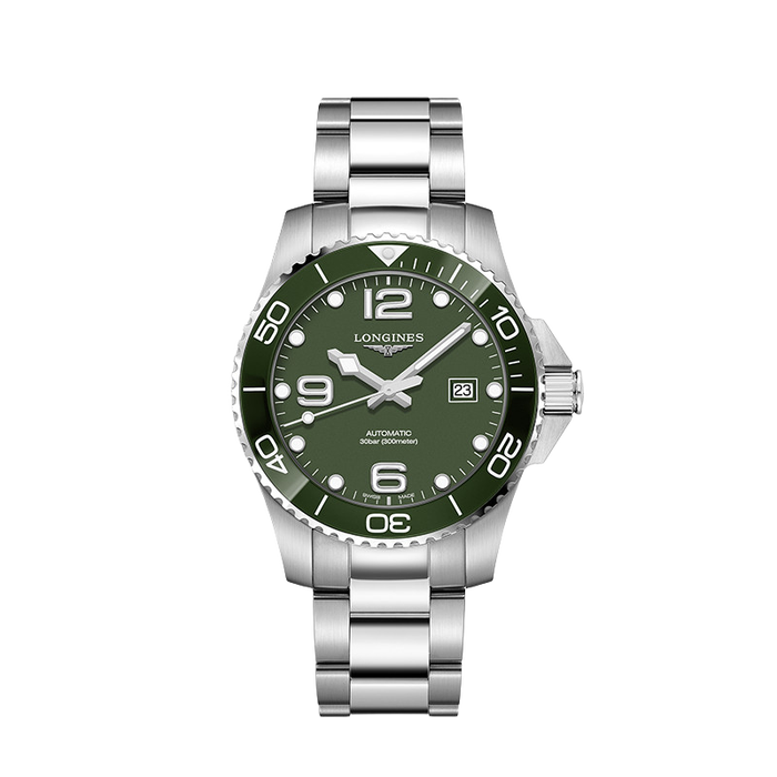浪琴（LONGINES）瑞士手表 康卡斯潜水系列 机械钢带男表 L37824066