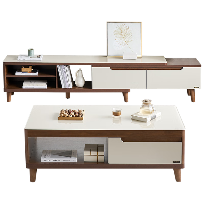 2026年电视柜茶几组合哪个更好用？这4款设计时尚、空间利用率高，客厅必备-图片1