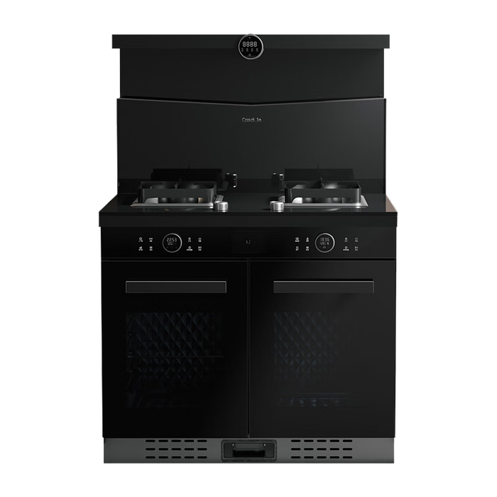 凯度（CASDON）蒸烤独立集成灶双腔独立 左烤右蒸烤 空气炸 90L大容量 变频大吸力 挥手智控 G2SE 【蒸烤独立】双腔集成灶G2SE 天然气款