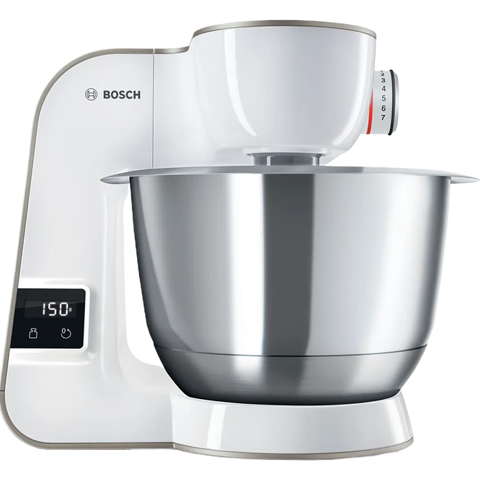 博世欧洲进口多功能家用商用大功率大容量LED称重计时厨师机和面揉面搅面一体机  MUMVXW20CN