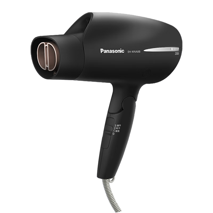 松下（Panasonic）电吹风机大功率高速大风力速干折叠便...