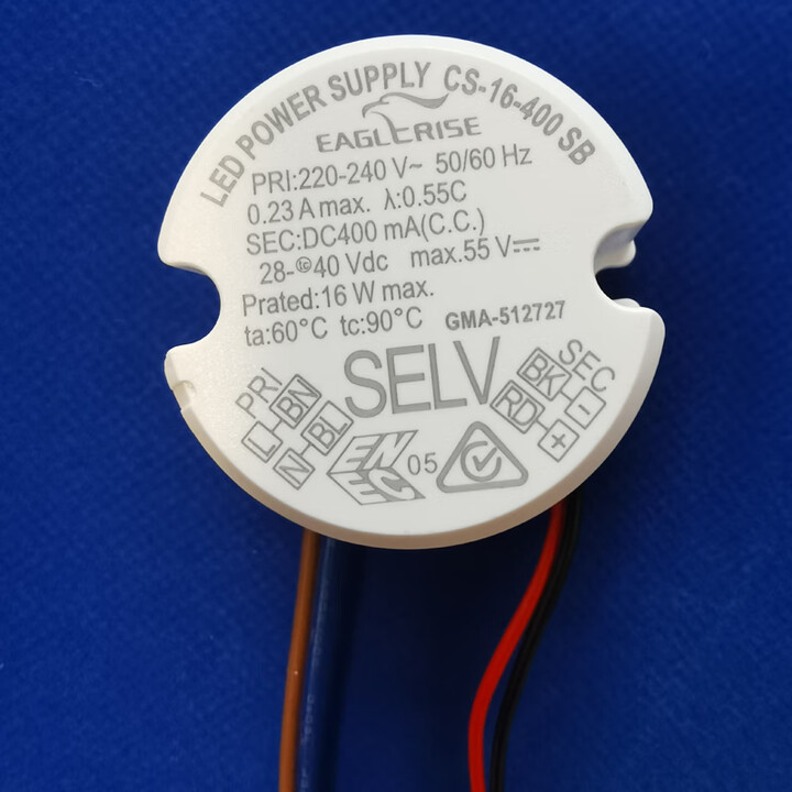 伊戈尔LED灯驱动电源防水恒流无频闪Driver变压器3-60W控制镇流器 16W_400MA_DC28-42圆形【图片 价格 品牌 报价】-京东