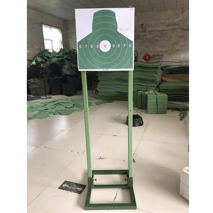 晋范 靶座 靶架 靶标 靶杆底座 双杆底座 靶板靶墩 靶纸射击训练器材 套装1