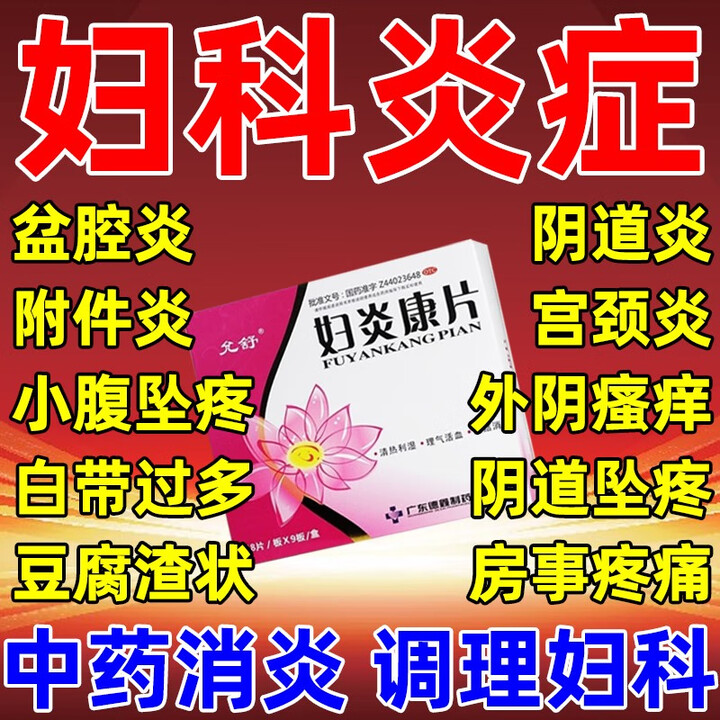 科炎症附件炎阴道炎宫颈炎输卵管卵巢炎小腹坠痛妇科消炎药口服用药 3