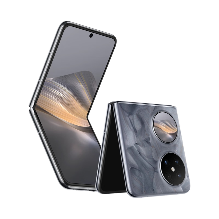 华为【24期免息】新品Pocket2折叠屏手机 2024上市新机 大溪地灰 12GB+1TB【24期0费用】