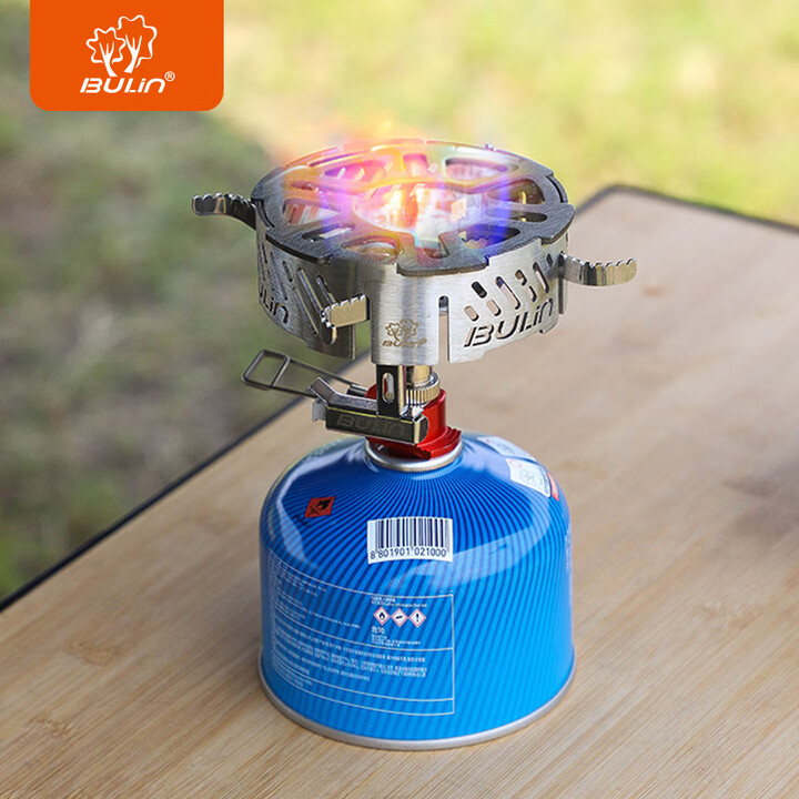 步林（BULin）S03一体式带电子打火露营野炊轻量化便携徒步登山户外炉具 S03炉具+防风圈（不含扁罐）