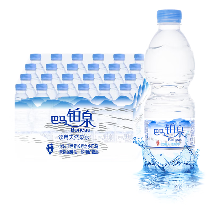 铂泉（Boneau）铂泉天然弱碱性饮用水源自广西巴马长寿乡 500ML*24瓶【图片 价格 品牌 报价】-京东