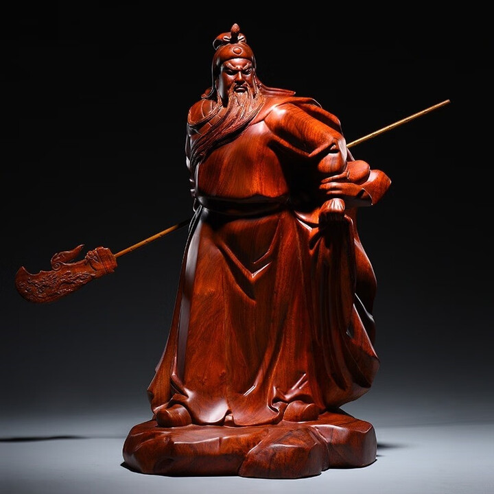 刻木传奇木雕关公像摆件大号关二爷大号武财神客厅玄关洞藏供奉实木工艺品 花梨木关公武财神 长24-宽20-高40厘米【图片 价格 品牌 报价】-京东